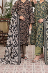 NUSL3317 Printed Lawn Suit - Unstitched 3Pc